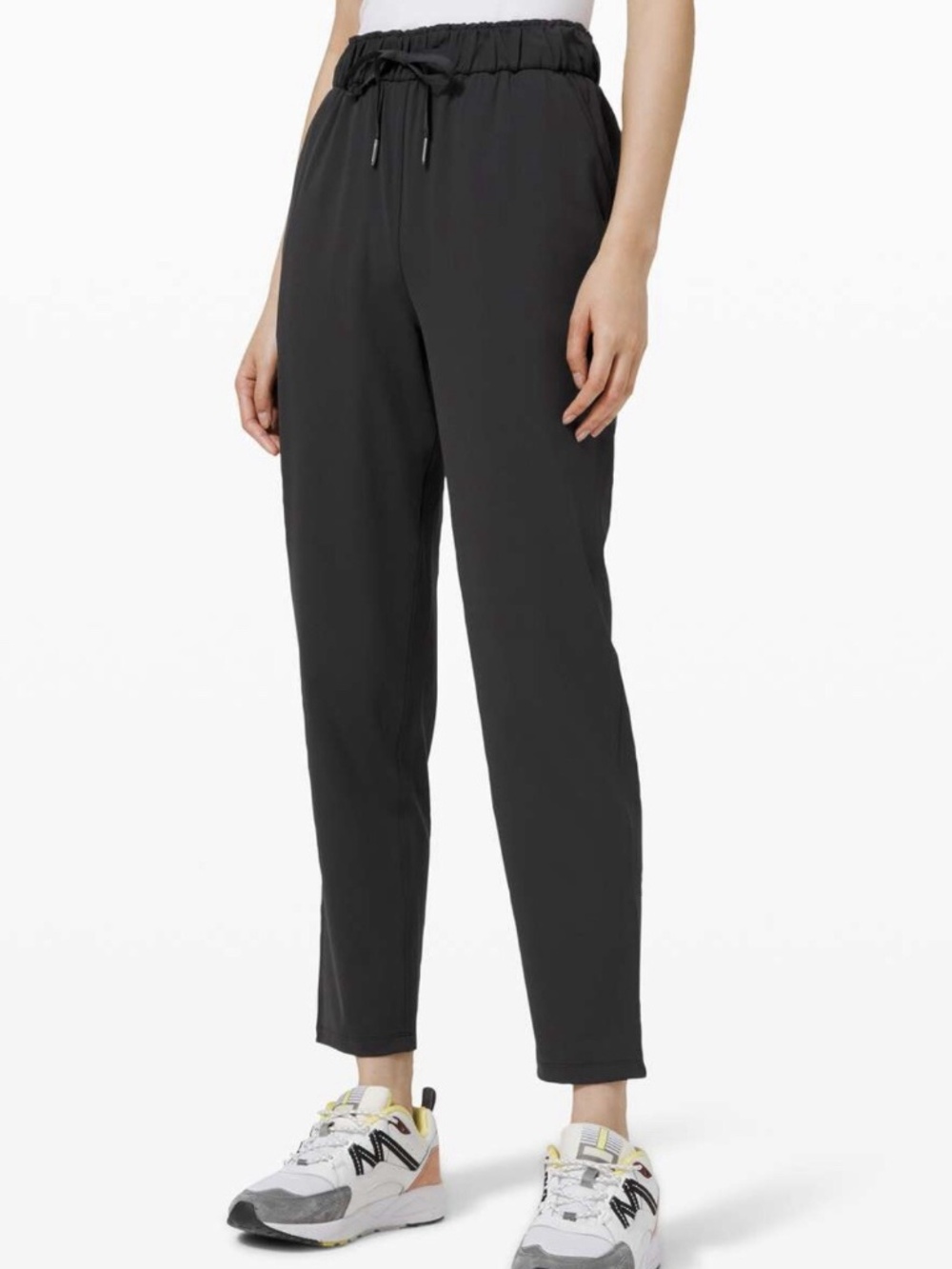 Lululemon Keep Moving Pant 2 Black 7/8 High Rise Stretch Pant